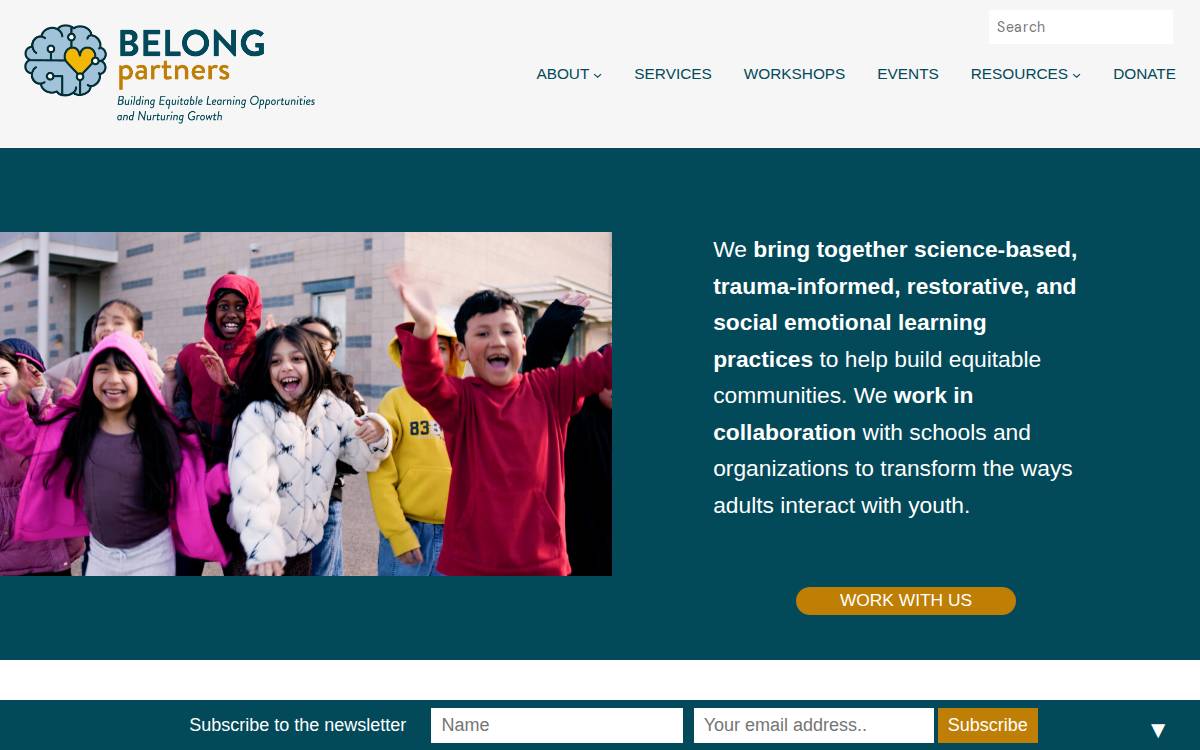 BELONG Partners website preview
