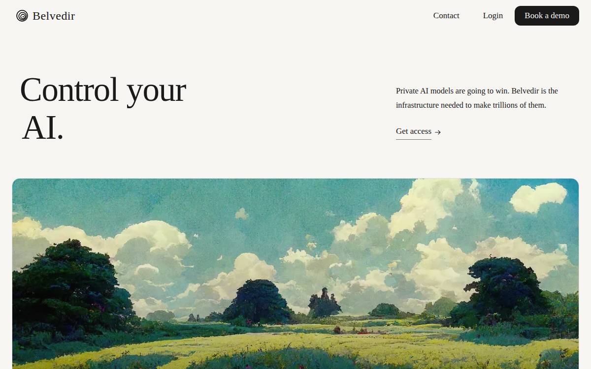 Belvedir website preview
