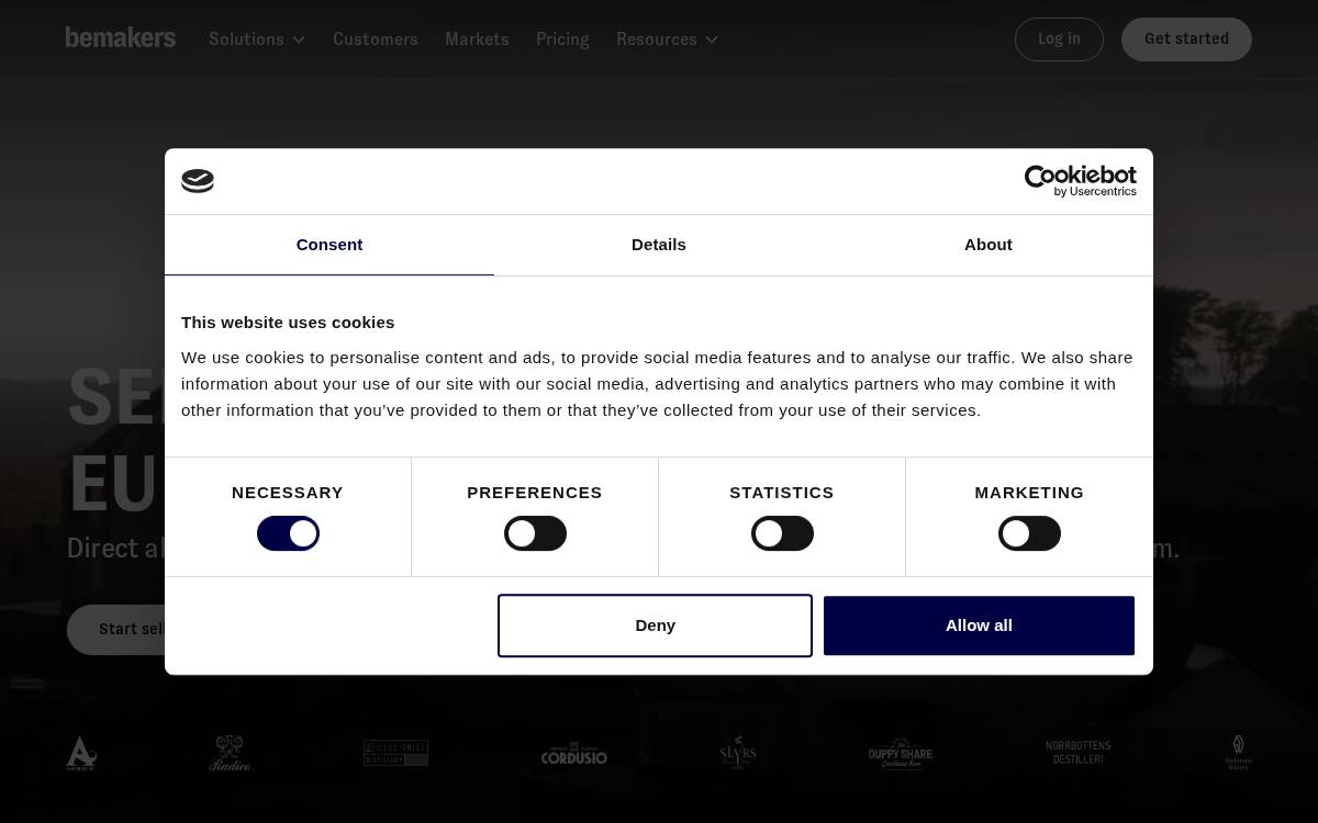Bemakers website preview