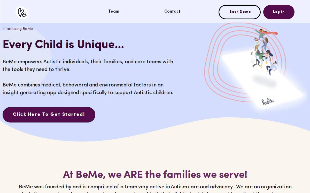Beme website preview
