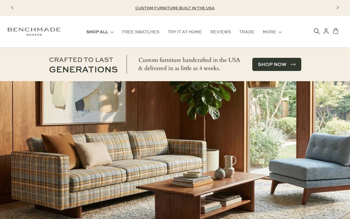 benchmade website preview