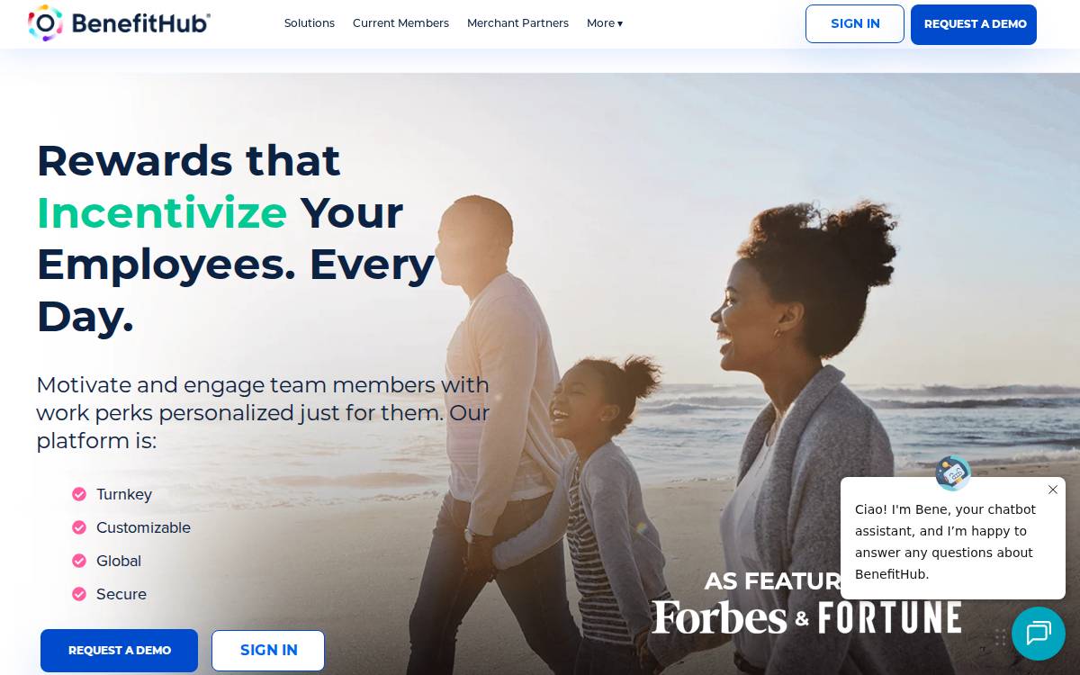 Benefithub website preview