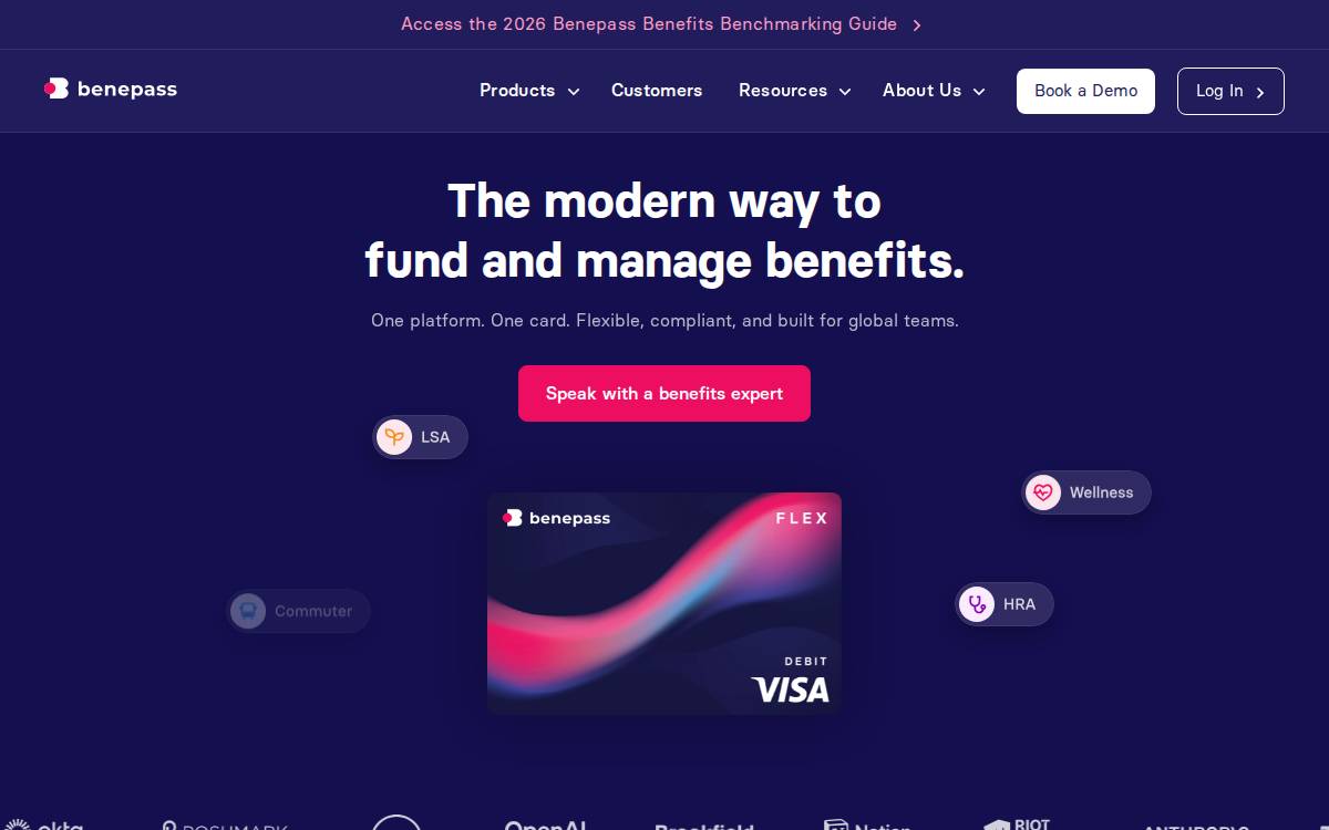 Benepass website preview