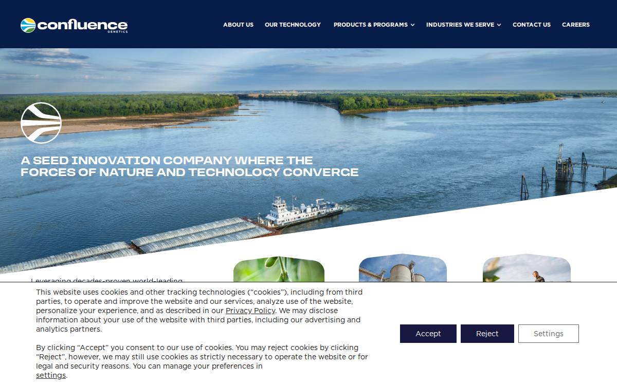 Benson Hill Biosystems website preview