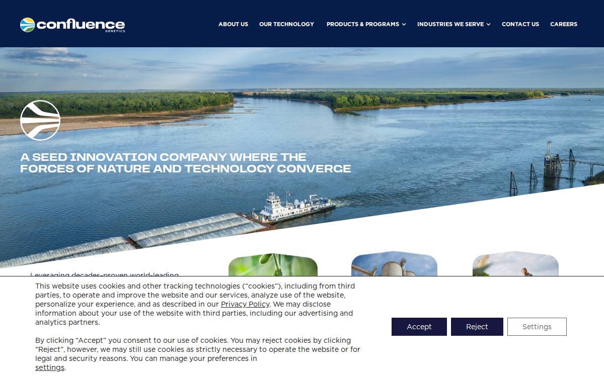 Benson Hill Inc. website preview