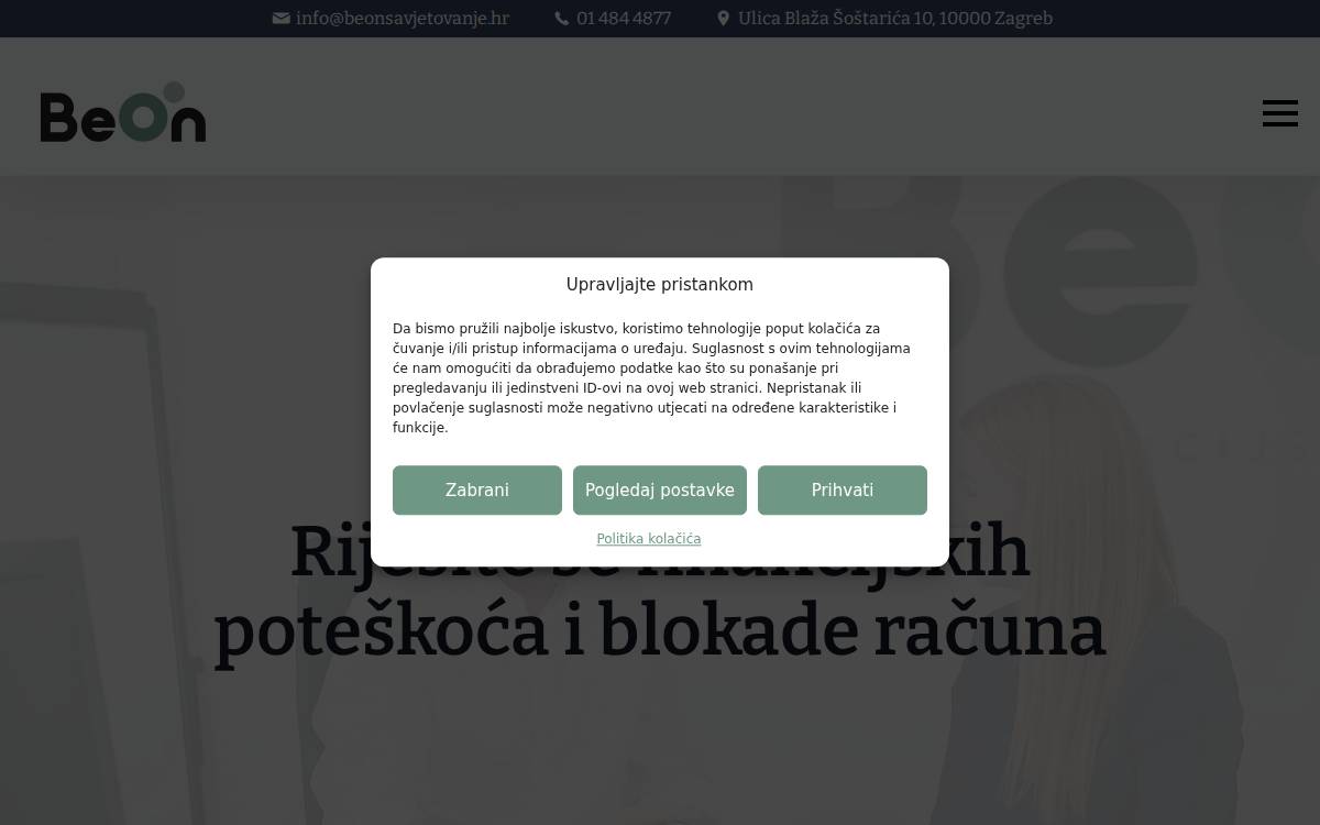 Beonsavjetovanje website preview