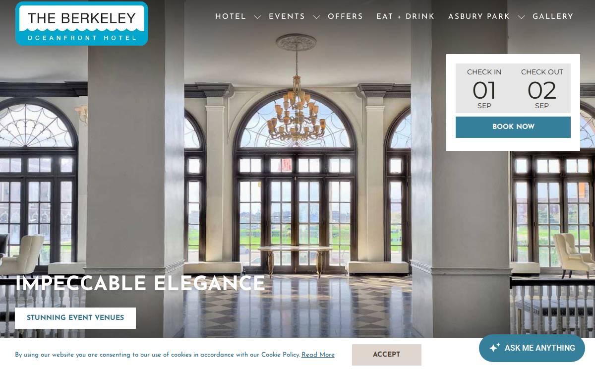 Berkeleyhotelnj website preview