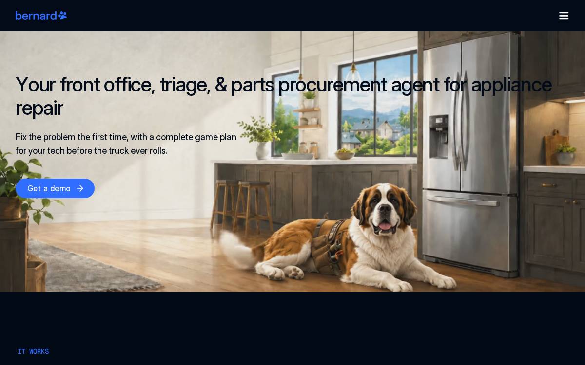 Bernard website preview