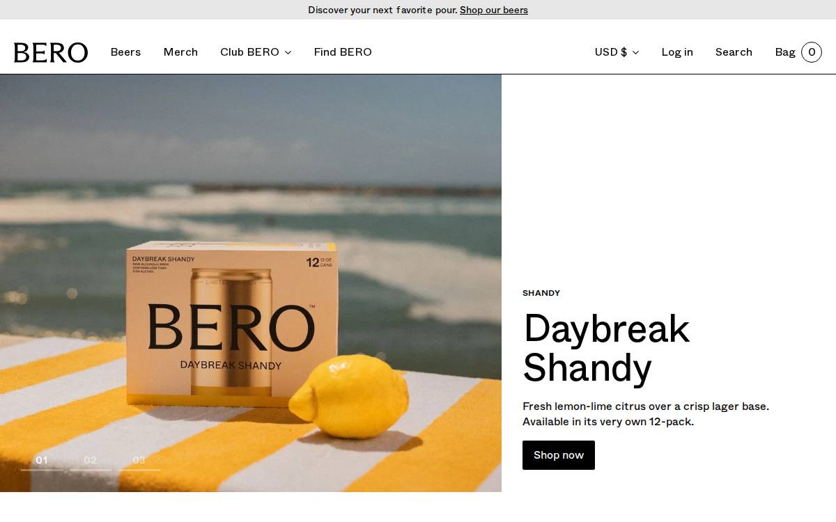 Berobrewing website preview