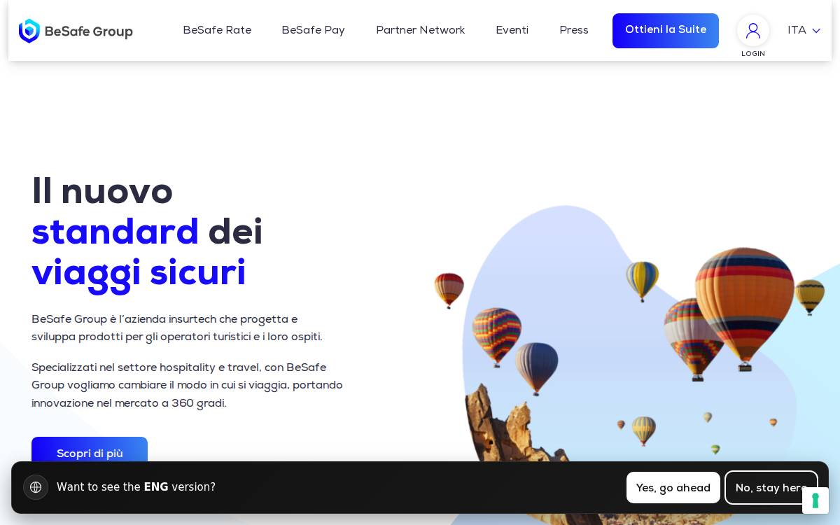 Besafesuite website preview