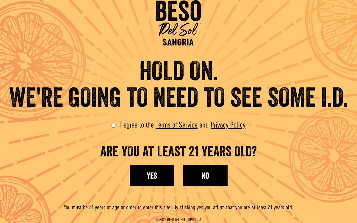 Beso Del Sol website preview