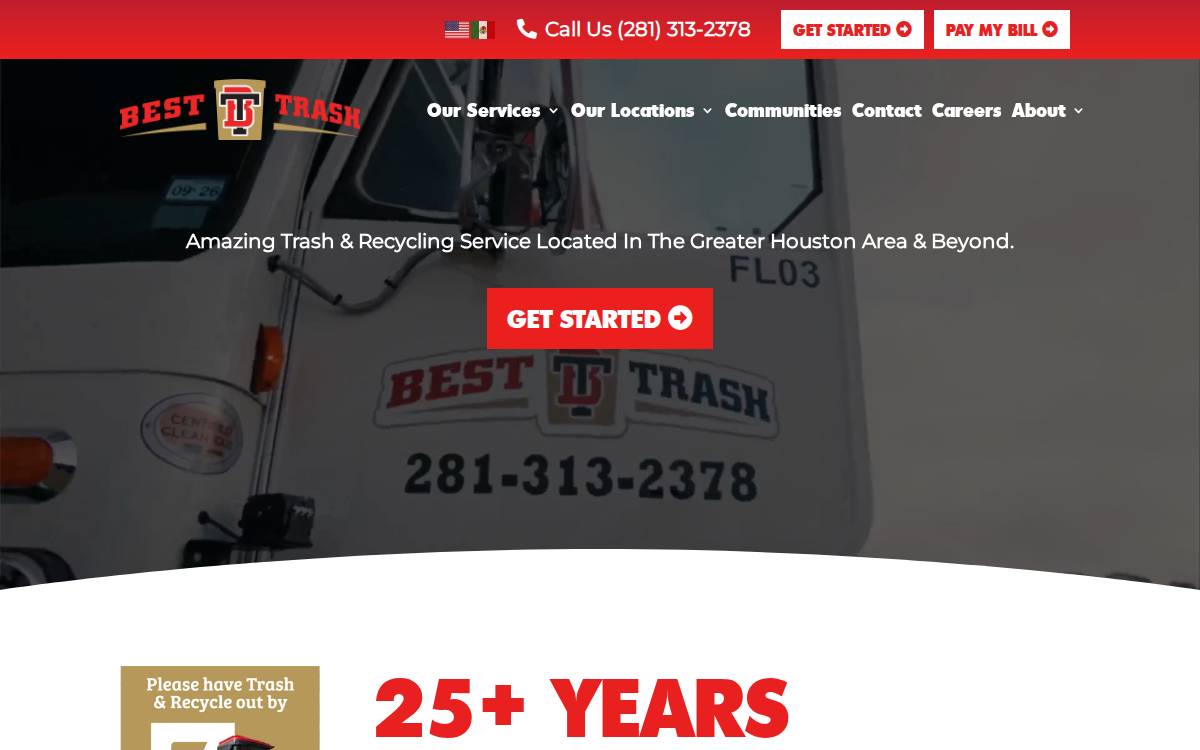 Best Trash website preview