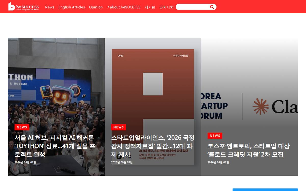 Besuccess website preview