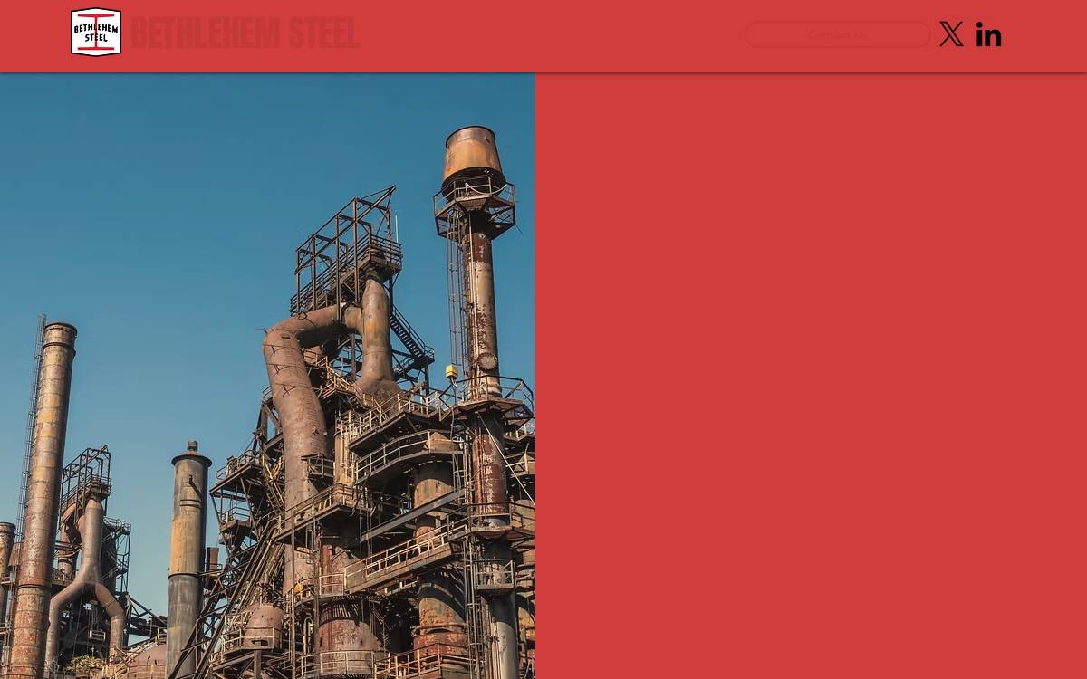 Bethlehemsteel website preview