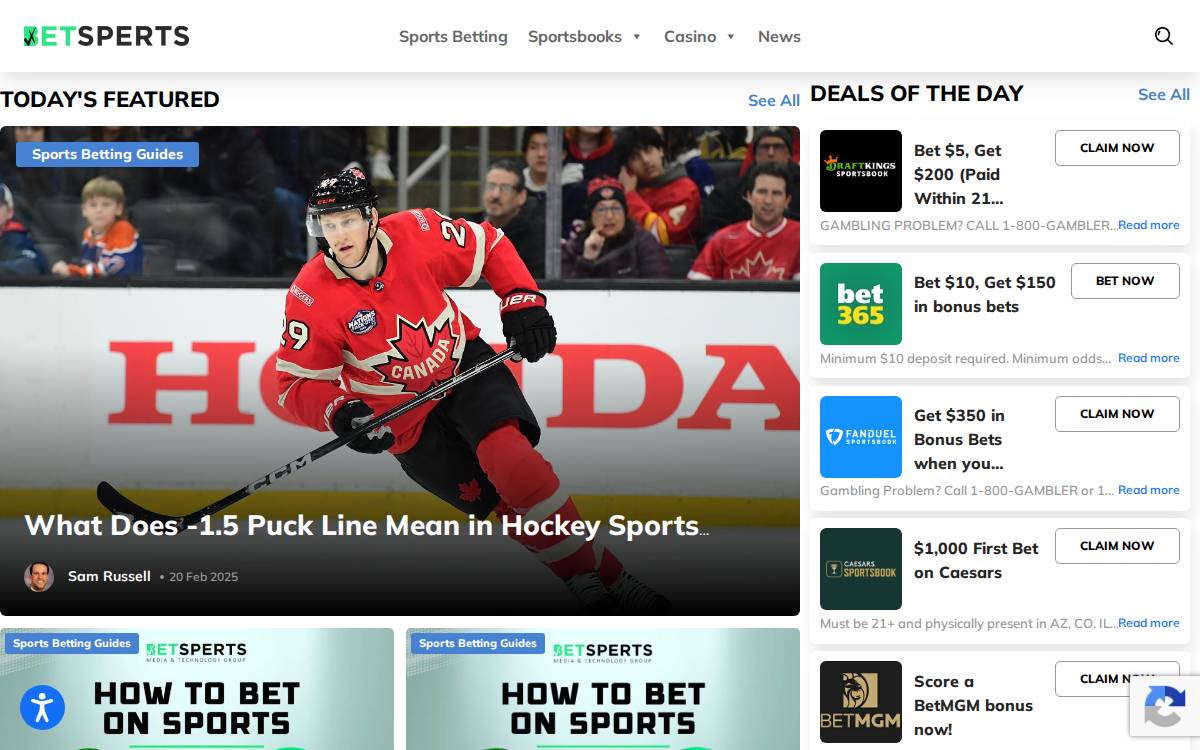 Betsperts website preview