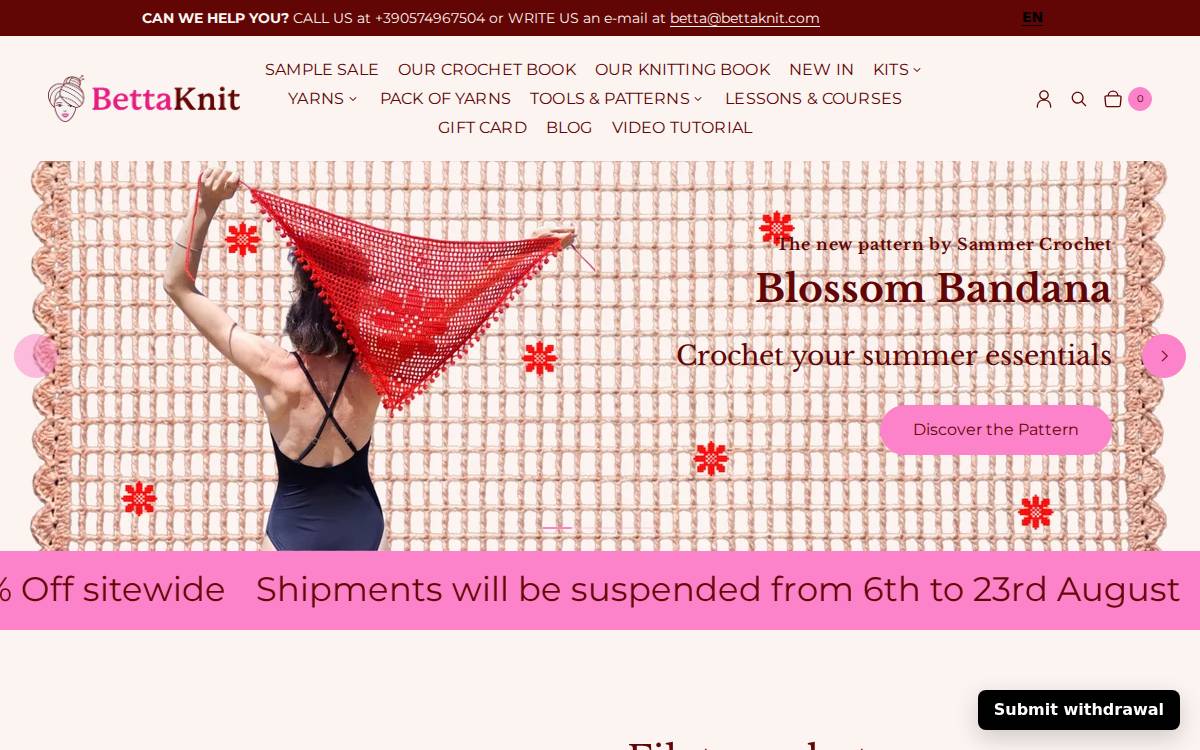 BETTAKNIT website preview