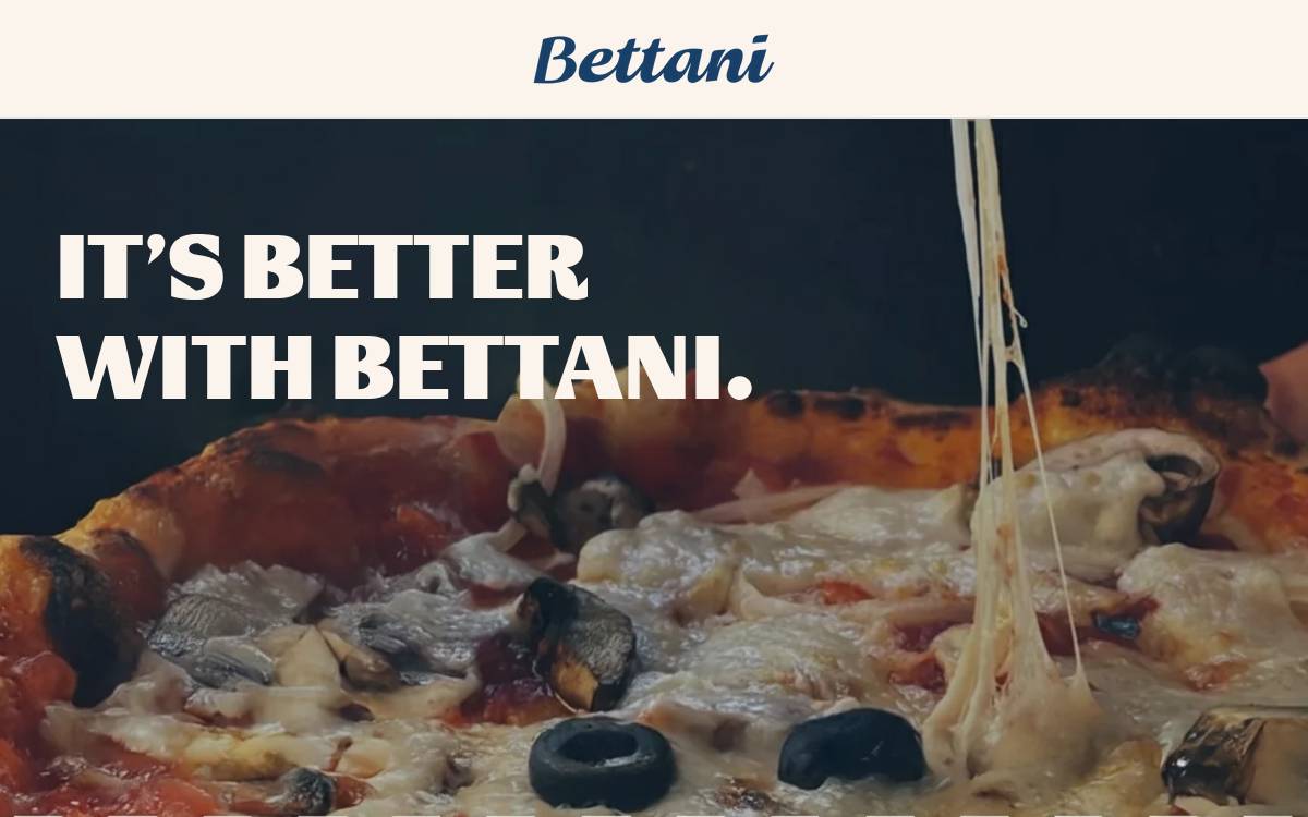 Bettani Farms website preview
