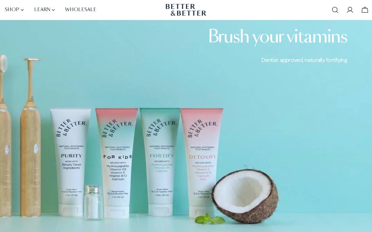 Better & Better website preview