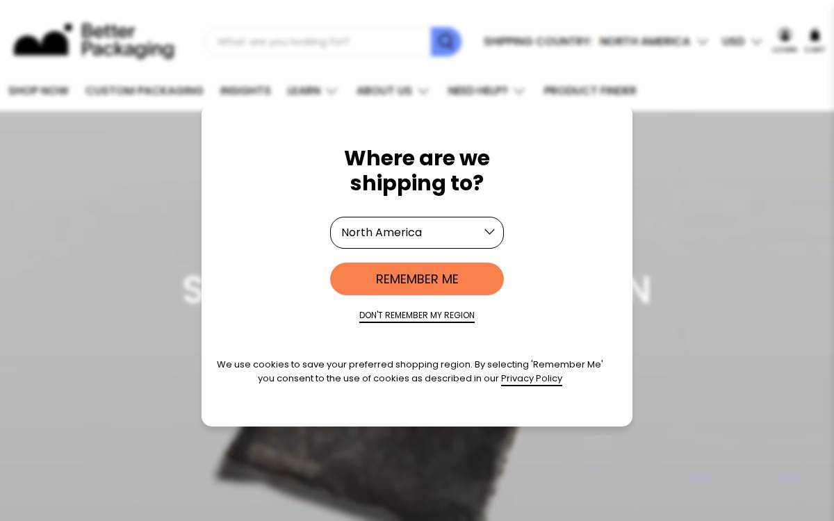 Better Packaging Co website preview