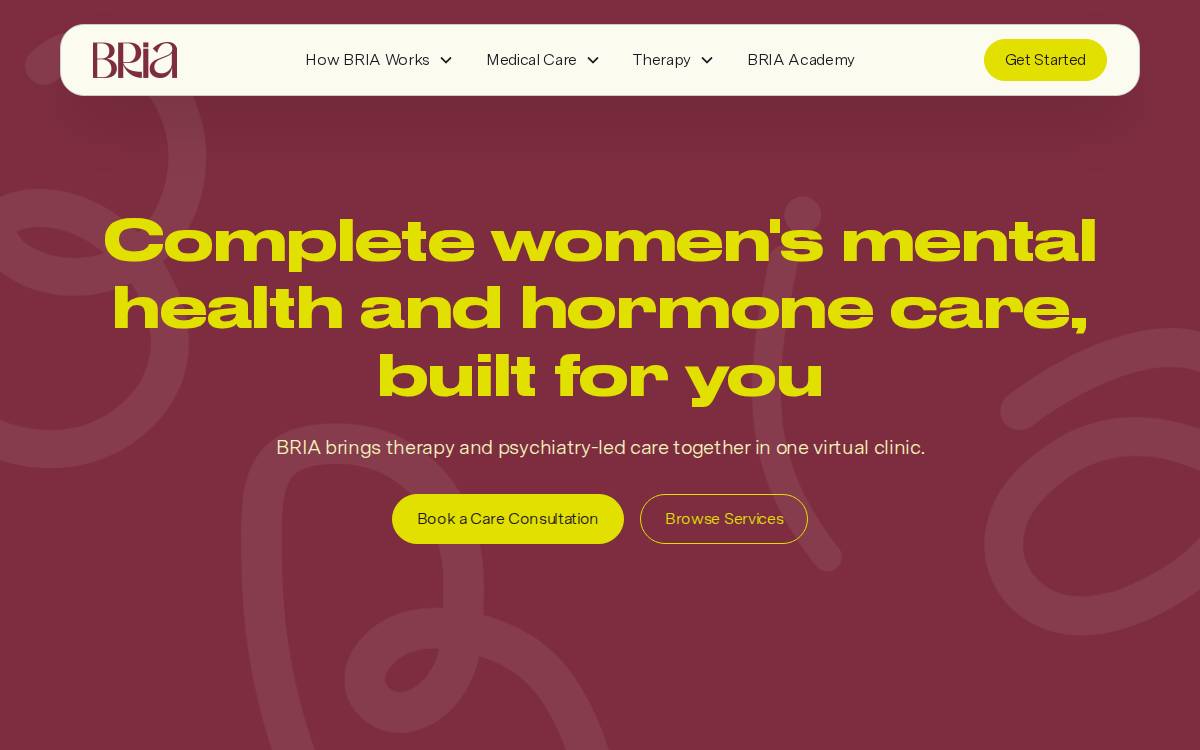 Betterbria website preview