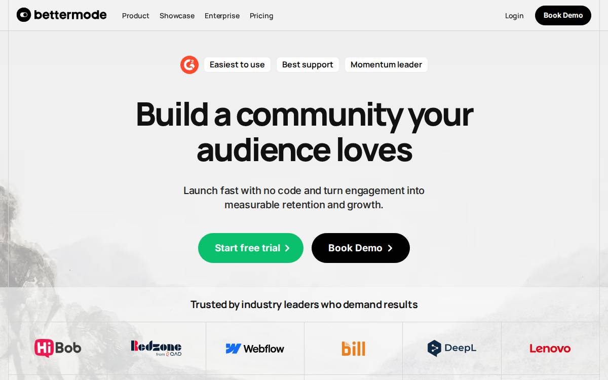 Bettermode website preview