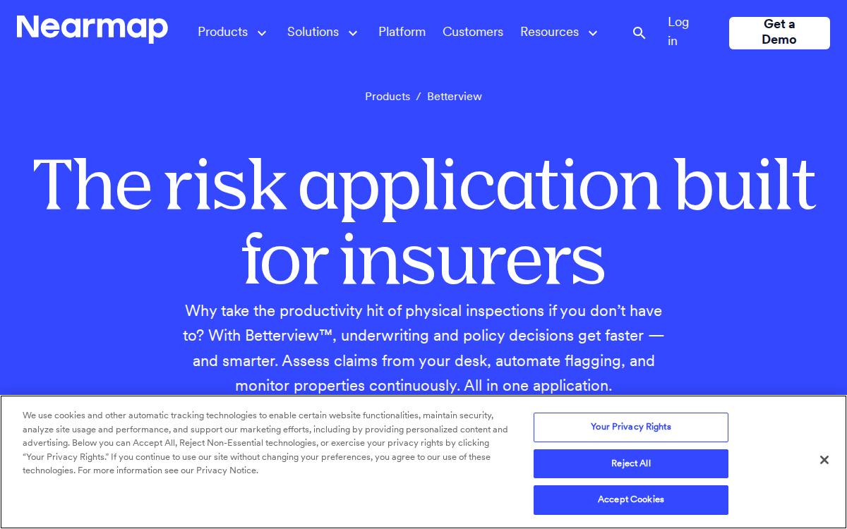 BetterView Marketplace website preview