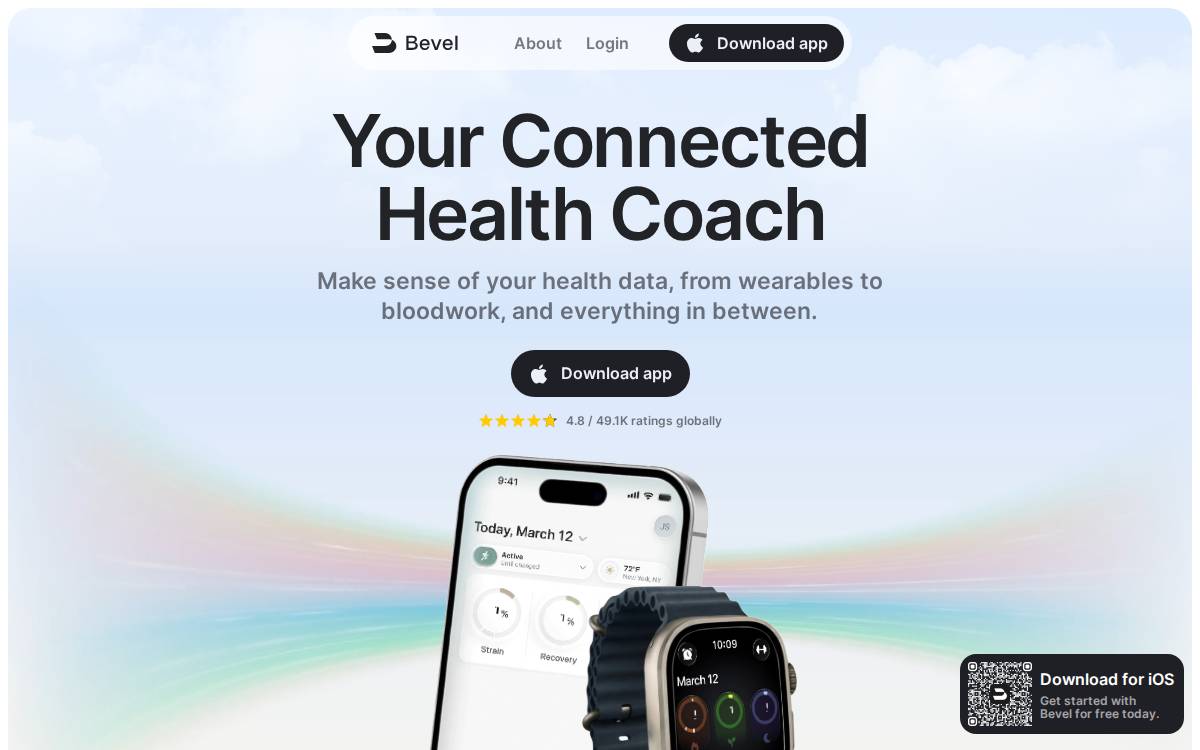 Bevel website preview