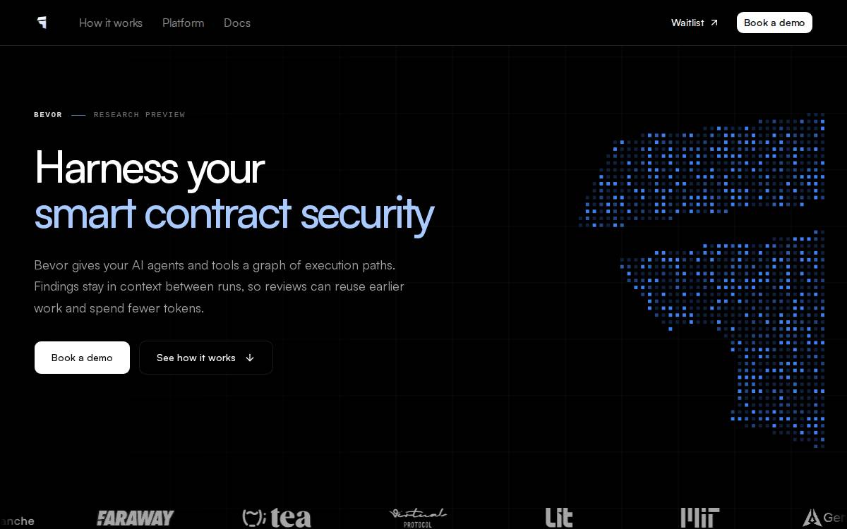 Bevor website preview