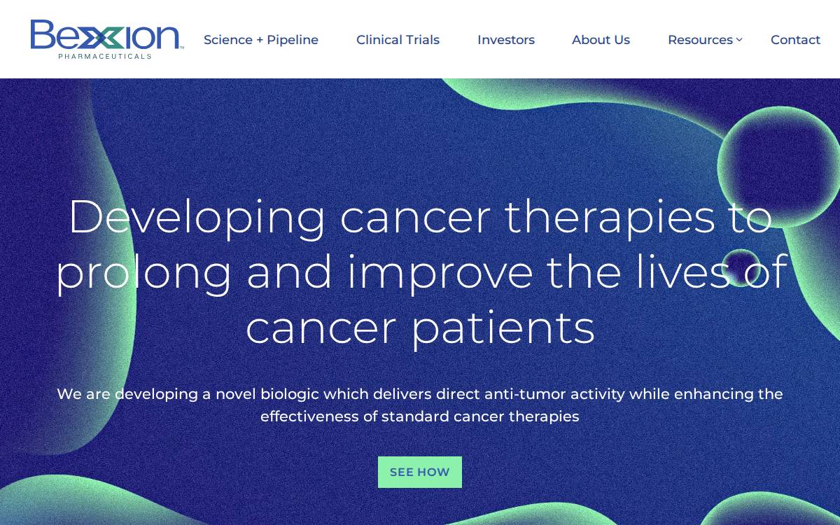 Bexionpharma website preview
