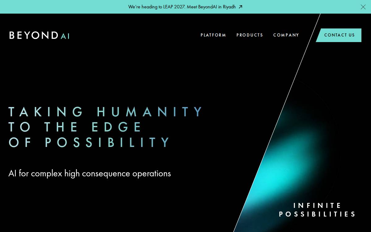 Beyond Limits website preview