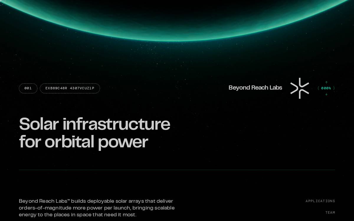 Beyond Reach Labs website preview