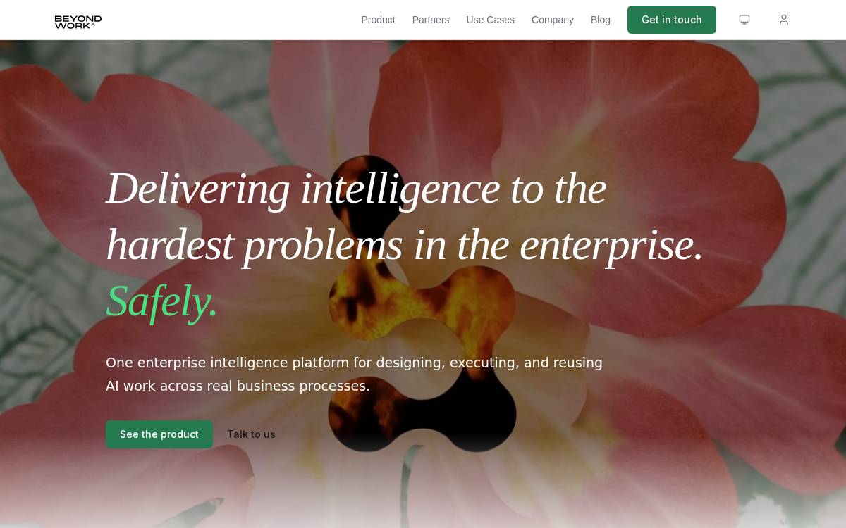Beyond Work Holdings website preview