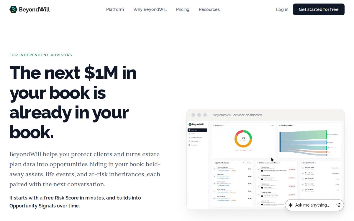 Beyondwill website preview