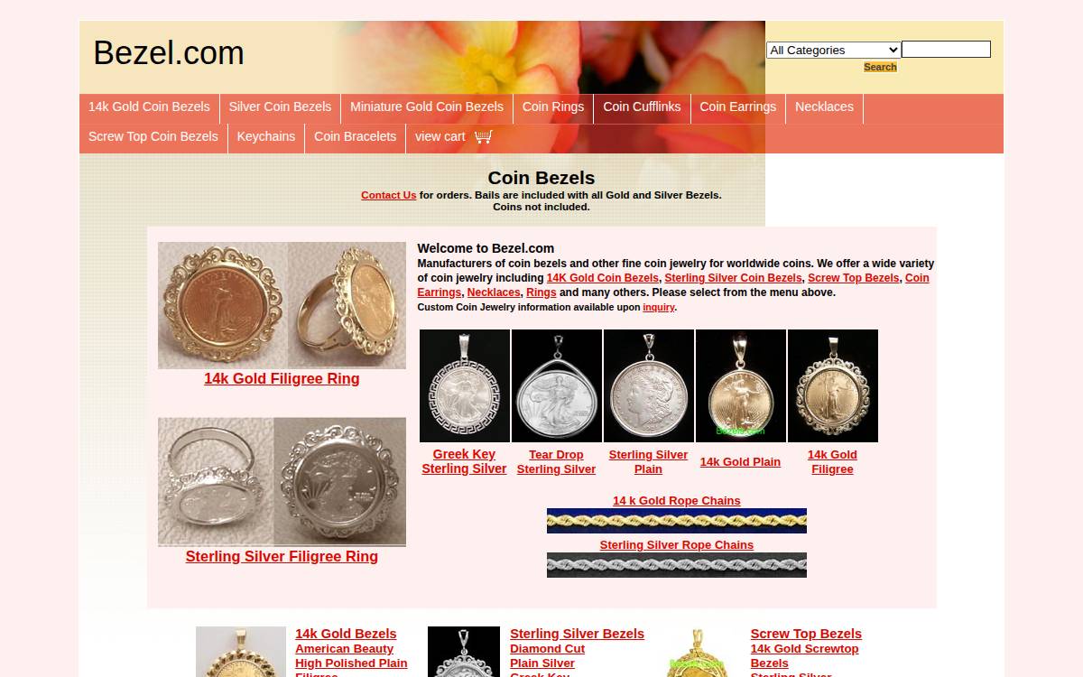 Bezel website preview