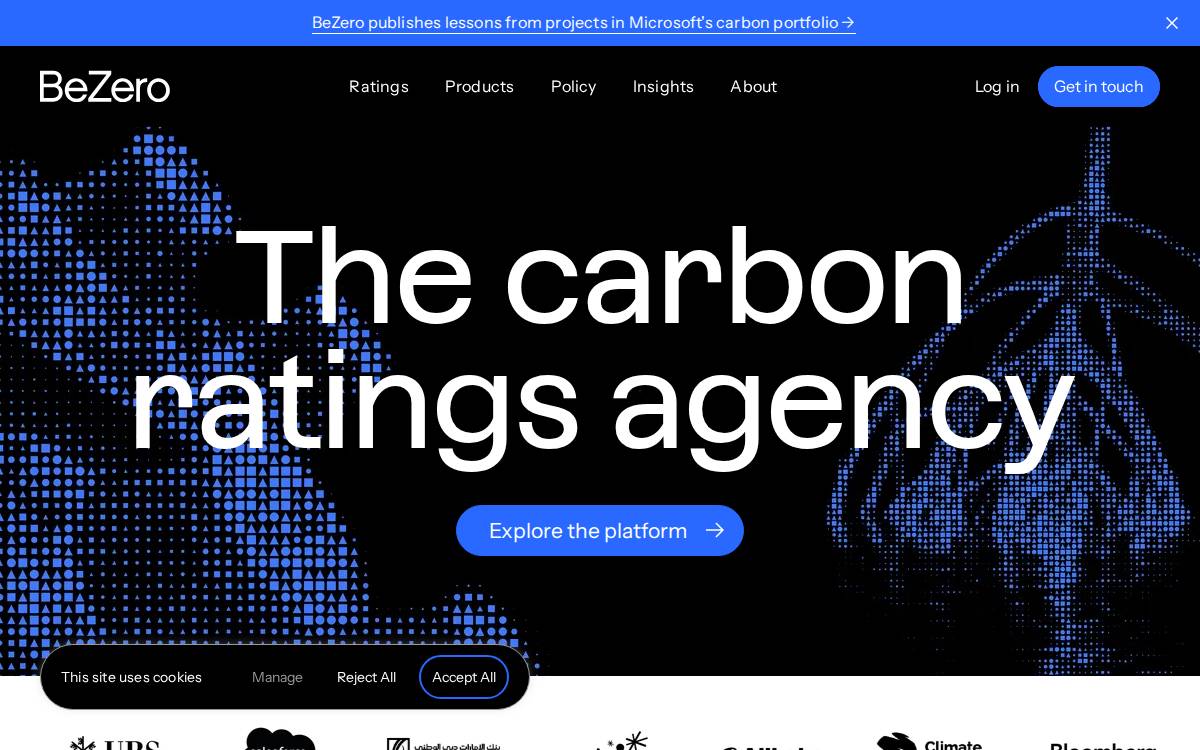 Bezero website preview