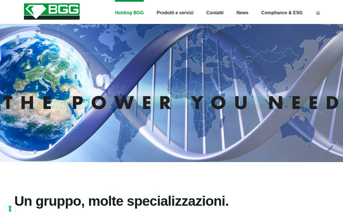 BGG Holding website preview