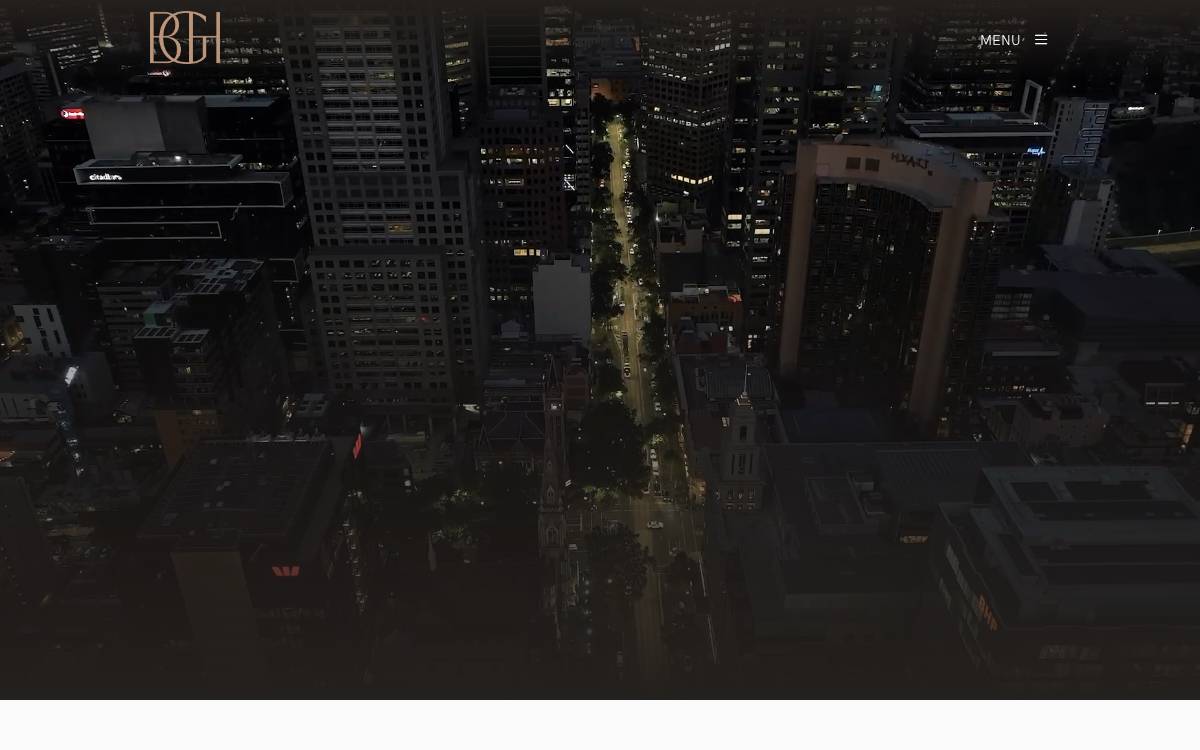 BGH Capital website preview