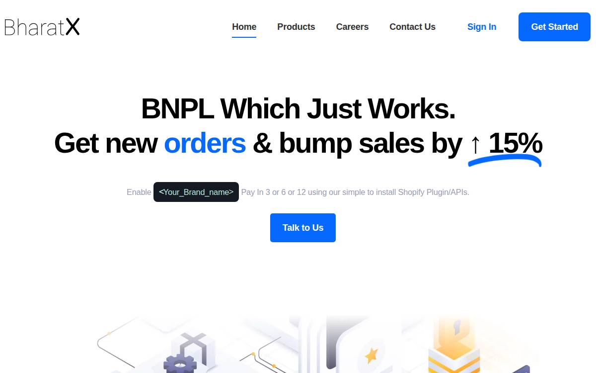 BharatX website preview