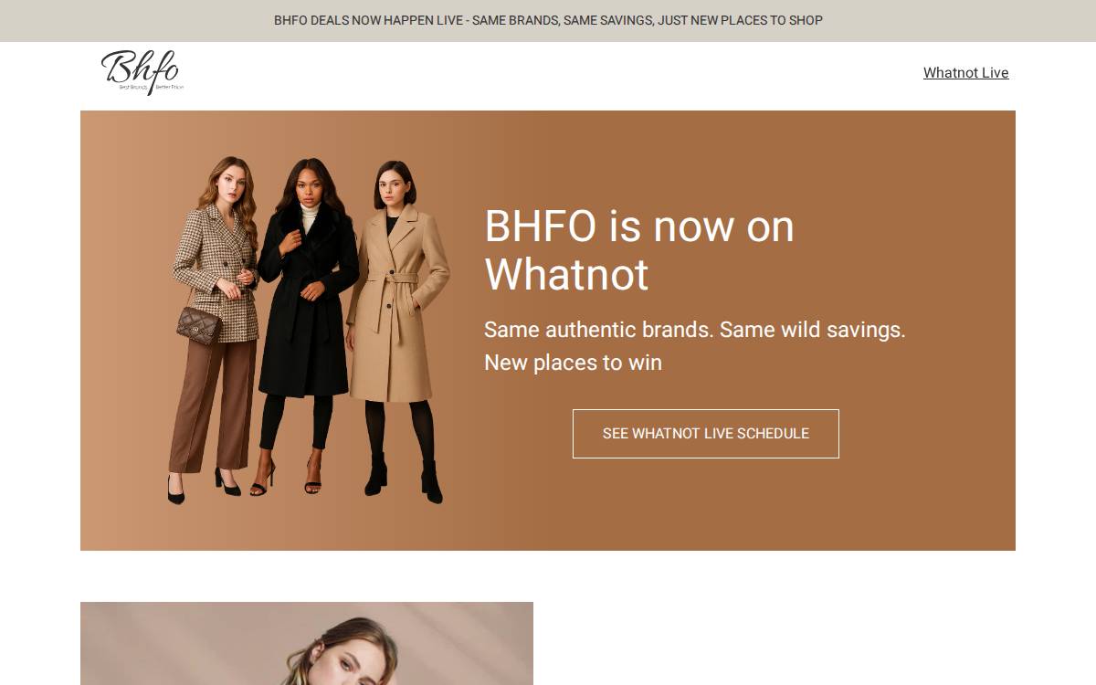 BHFO Specialty Credit website preview