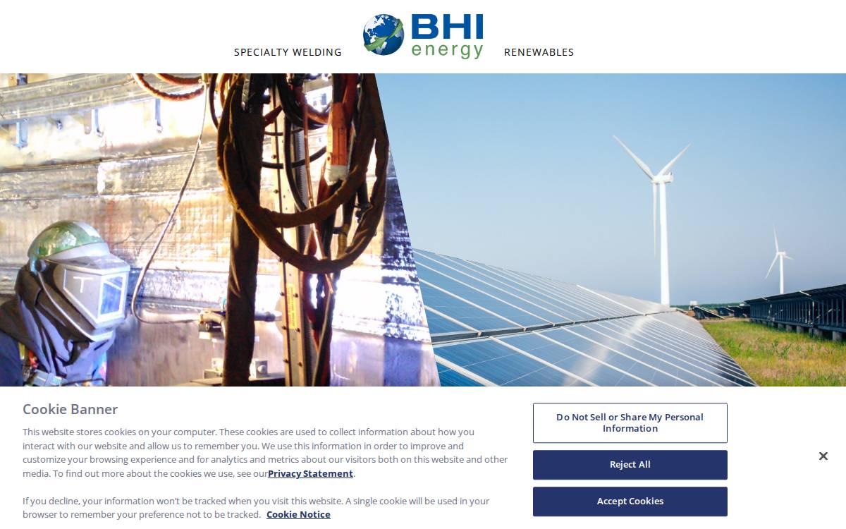 Bhienergy website preview