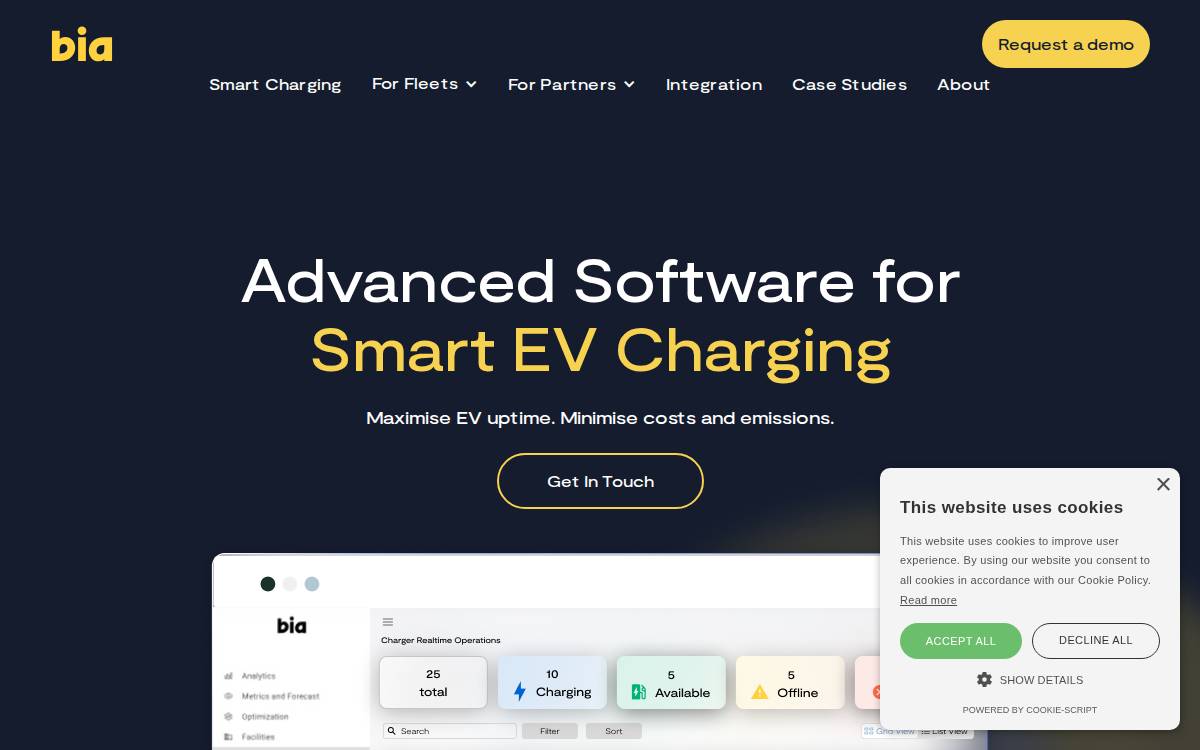 Bia Power website preview