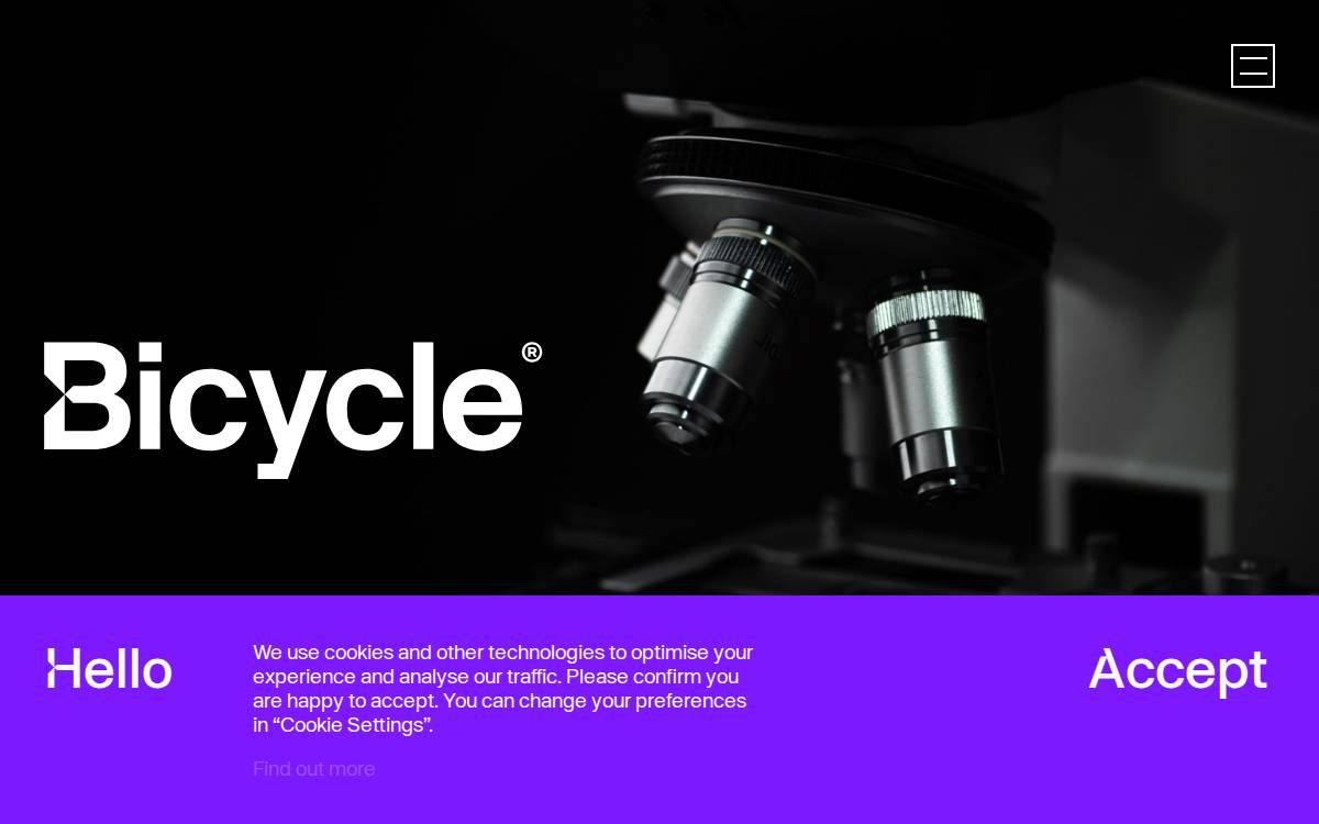 Bicycle website preview