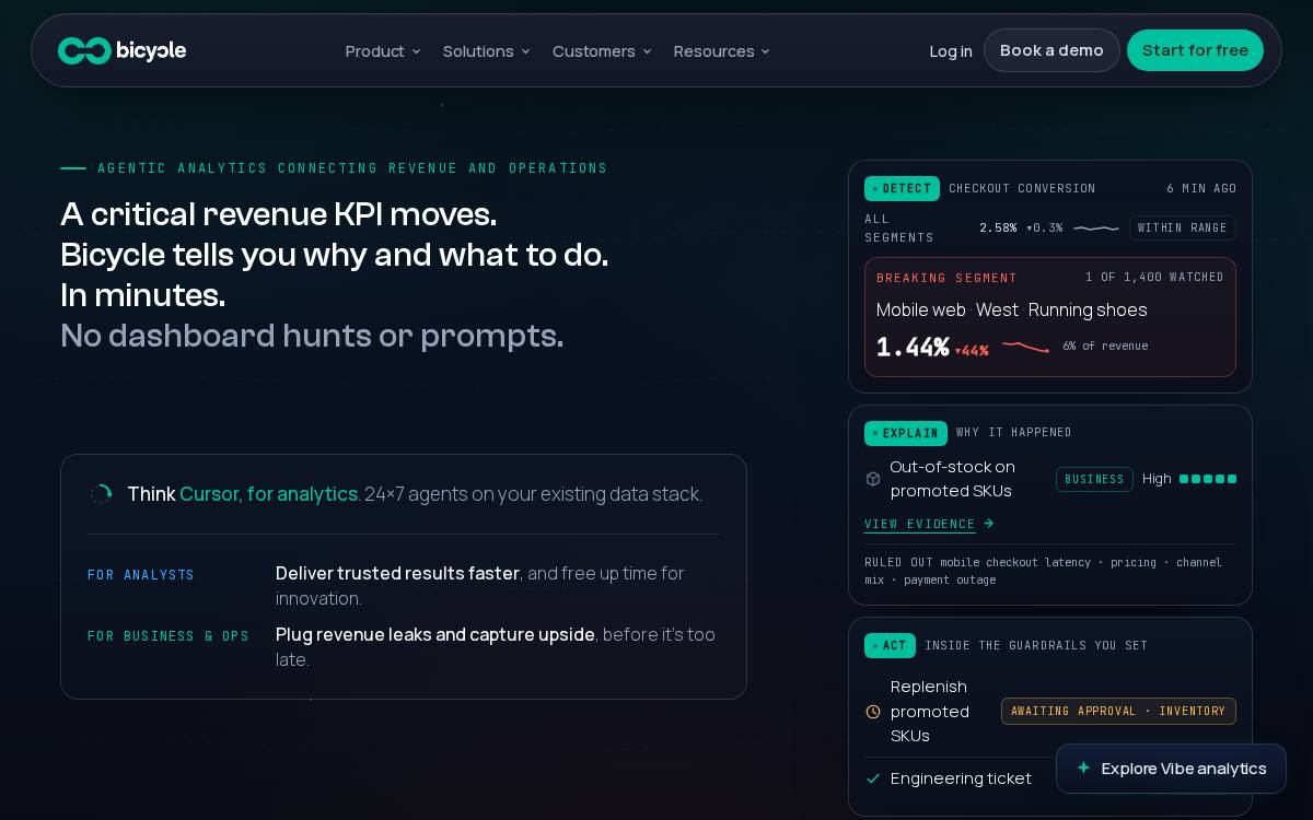 Bicycle website preview