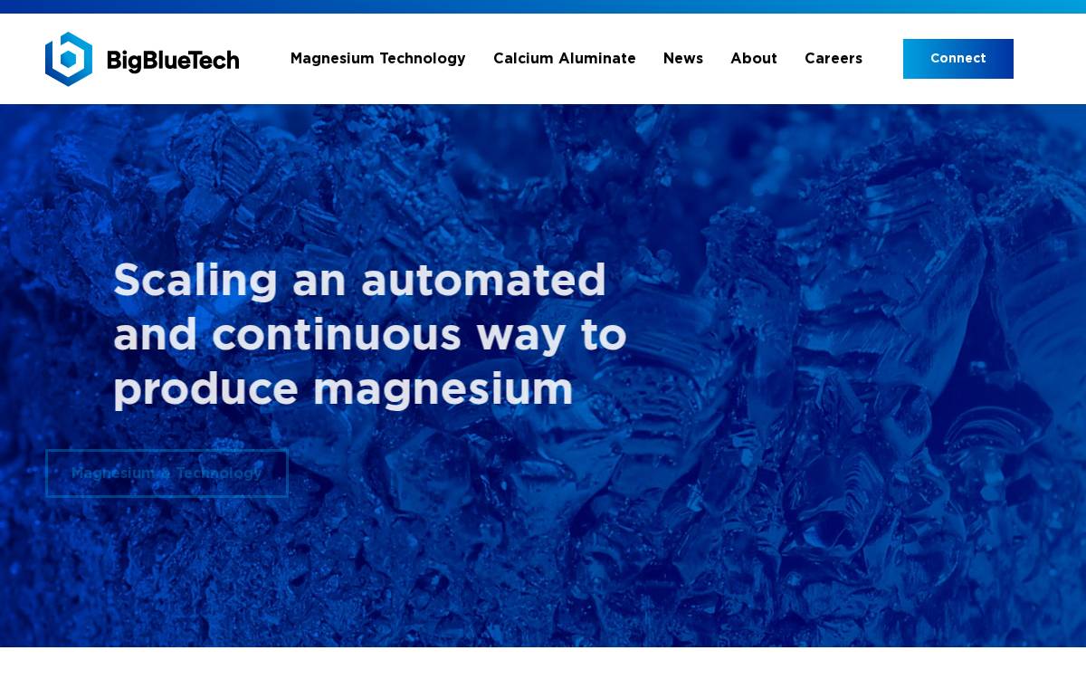 BIG BLUE TECHNOLOGIES INC. website preview