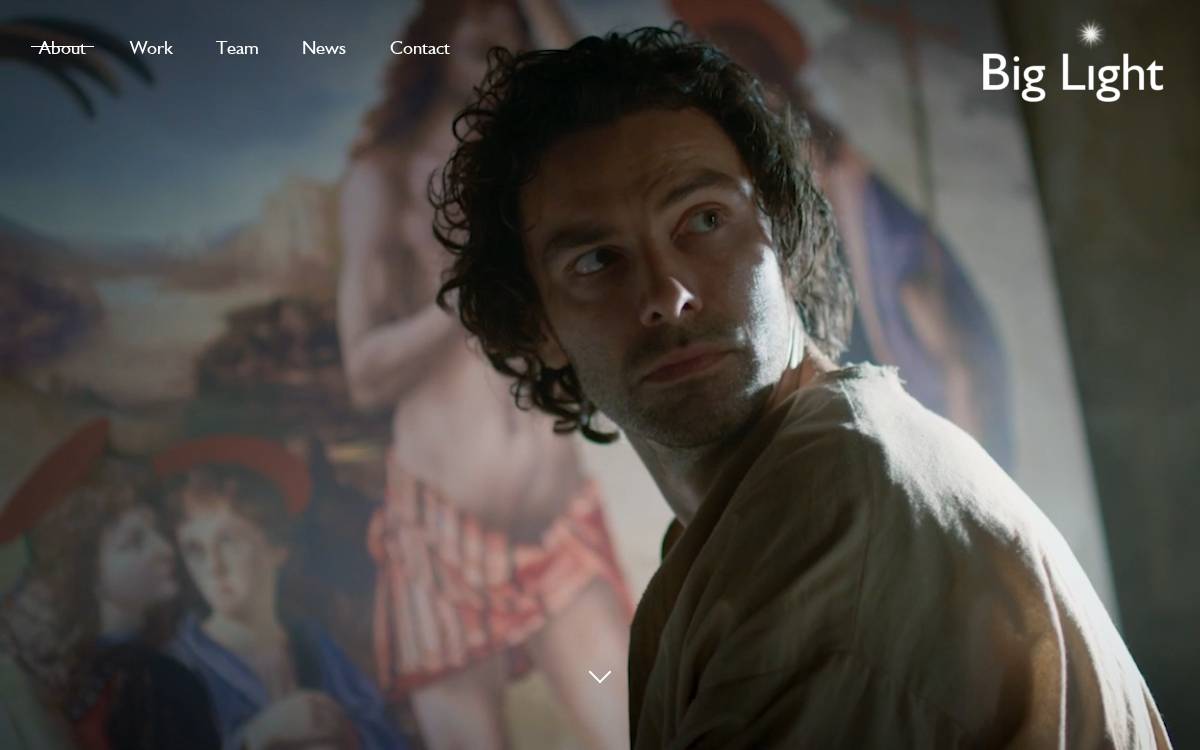 Big Light Productions website preview