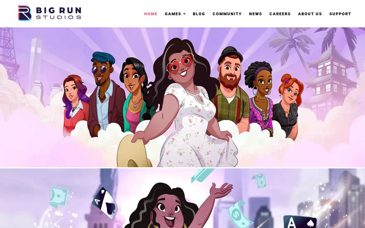 Big Run Studios website preview