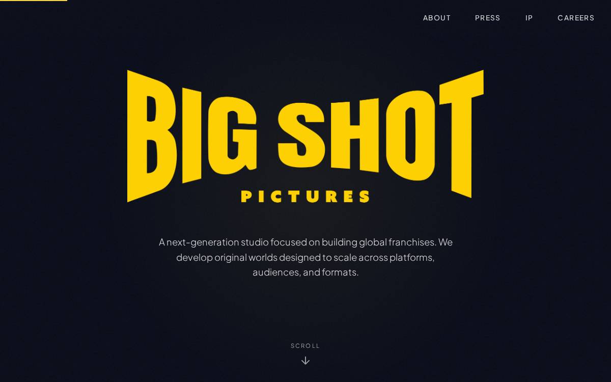 Big Shot Pictures website preview