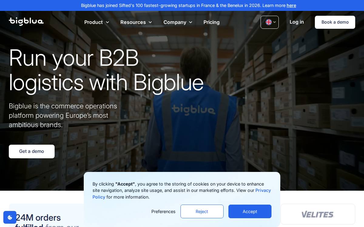 Big Blue website preview