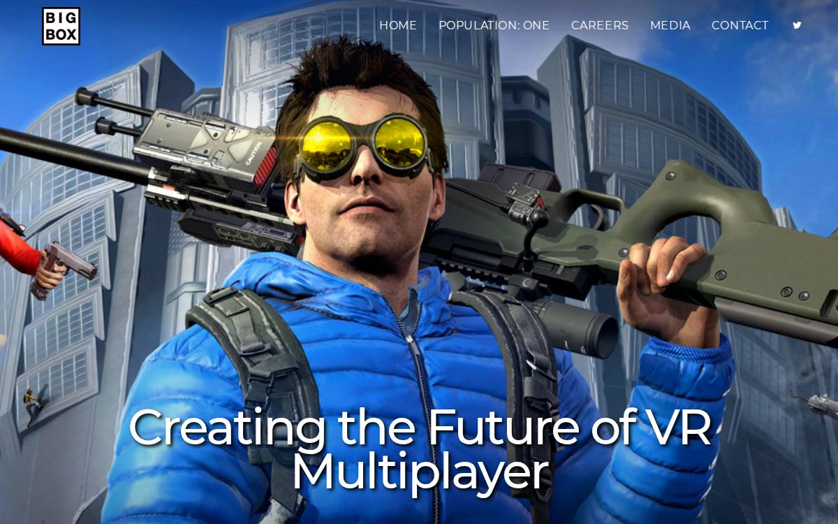 BigBox VR website preview
