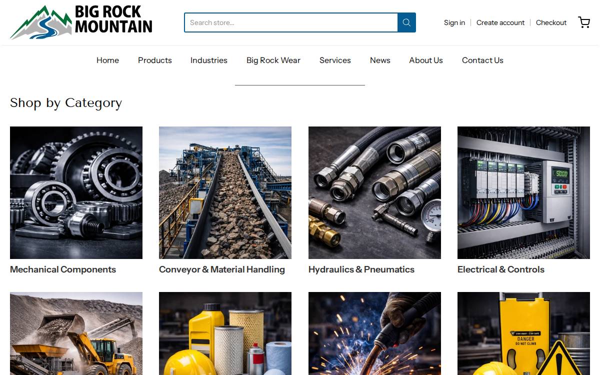 Bigrockmountain website preview